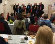 Vale Harmony entertaining Offenham Flower Club